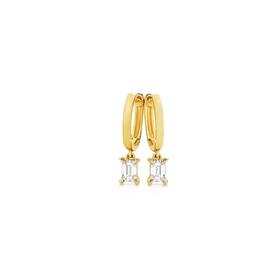 Alora-10ct-Gold-12-Carat-TW-Lab-Grown-Diamond-Emerald-Drop-Huggie-Earrings on sale