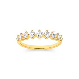 Alora-10ct-Gold-Lab-Grown-Diamond-Band on sale