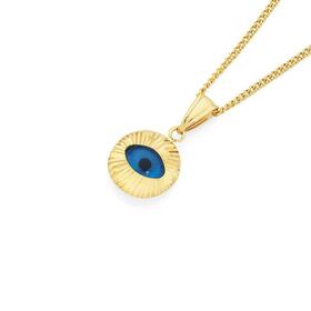 9ct-Gold-Evil-Eye-Pendant on sale