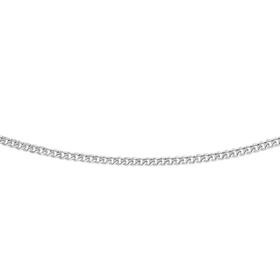 Sterling+Silver+45cm+Dia-Cut+Italian+Curb+Chain