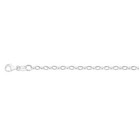 Sterling+Silver+19cm+Solid+Oval+Belcher+Bracelet