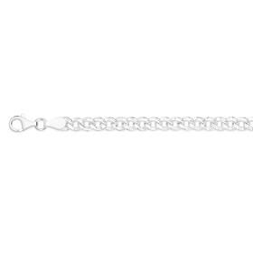 Silver+19cm+Wheat+Link+Bracelet