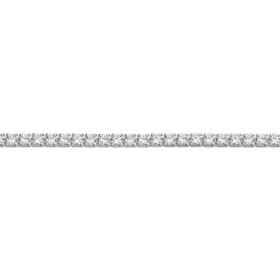 Sterling+Silver+Clear+Cubic+Zirconia+Link+Friendship+Bracelet