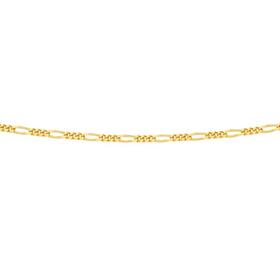 9ct-Gold-55cm-Fine-31-Figaro-Chain on sale