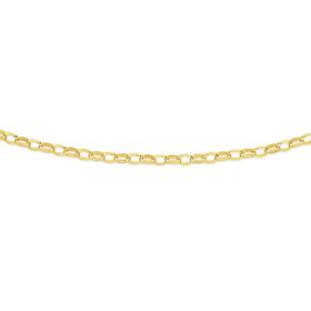 9ct-Gold-45cm-Solid-Oval-Belcher-Chain on sale