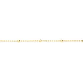 9ct-Gold-19cm-Multi-Beads-Solid-Trace-Bracelet on sale