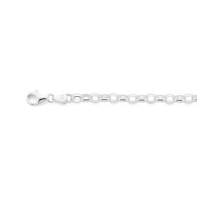silver-19cm-solid-belcher-bracelet on sale