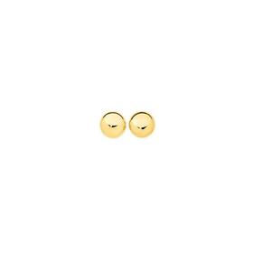 9ct-4mm-Flat-Ball-Stud-Earrings on sale
