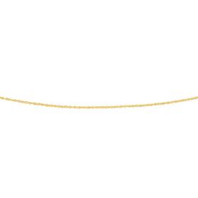 9ct+Gold+45cm+Solid+Singapore+Chain