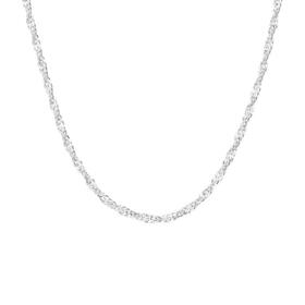 Italian+Made+Silver+50cm+Singapore+Chain