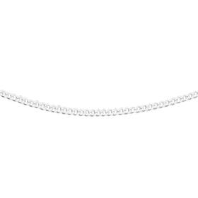 Silver-50cm-Solid-Curb-Chain-Made-In-Italy on sale
