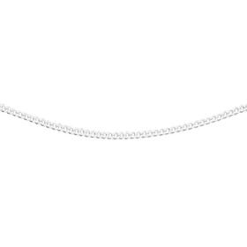 Italian+Made+Sterling+Silver+55cm+Solid+Dia-Cut+Curb+Chain