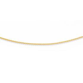 9ct-Gold-50cm-Solid-Trace-Chain on sale