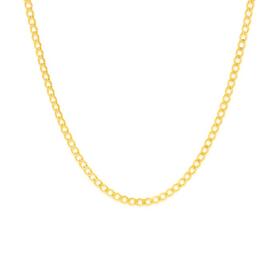 9ct-Gold-55cm-Solid-Curb-Chain on sale