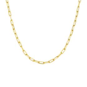 9ct-Gold-45cm-Solid-Paperclip-Chain on sale