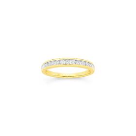 9ct-Gold-Diamond-Band on sale