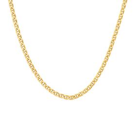9ct-Gold-45cm-Solid-Diamond-Cut-Marine-Chain on sale