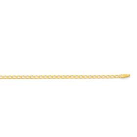 9ct-Gold-50cm-Solid-Open-Curb-Chain on sale