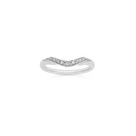 9ct-White-Gold-Diamond-Curved-Band on sale