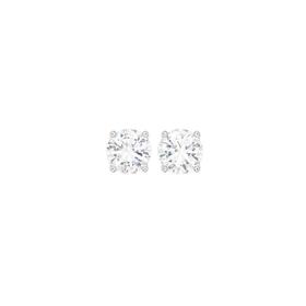 Sterling-Silver-Cubic-Zirconia-Scroll-Detail-Stud-Earrings on sale