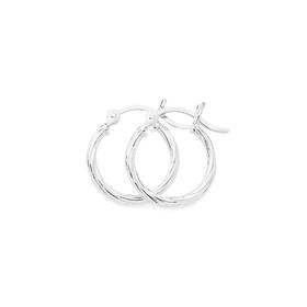 Sterling-Silver-2x16mm-Twist-Tube-Hoop-Earrings on sale