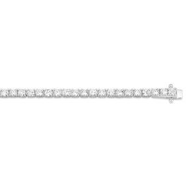 Sterling-Silver-Cubic-Zirconia-18cm-Tennis-Bracelet on sale