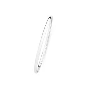 Silver-35x65mm-Solid-Domed-Bangle on sale