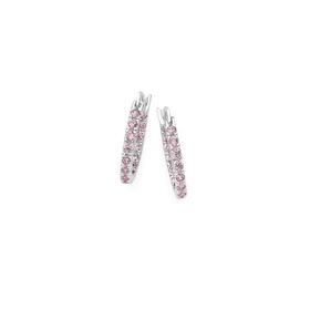 Silver-CZ-15mm-Inside-Out-Hoop-Earrings on sale