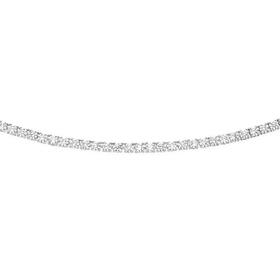 Sterling-Silver-Cubic-Zirconia-405cm-Tennis-Necklace on sale