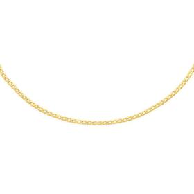 9ct-Gold-35cm-Solid-Curb-Chain on sale
