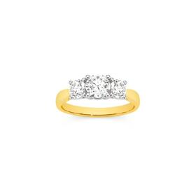Alora+14ct+Gold+1+1%2F2+Carats+TW+Lab+Grown+Diamond+Trilogy+Ring