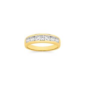 Alora-9ct-Gold-Lab-Grown-Diamond-Band on sale