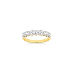 Alora-9ct-Gold-1-Carat-TW-Lab-Grown-Diamond-Band on sale