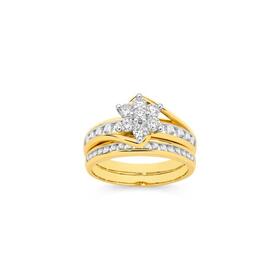 Alora-10ct-Gold-Lab-Grown-Diamond-Bridal-Set on sale