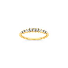 9ct-Gold-Diamond-Band on sale