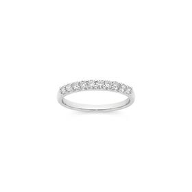 9ct-White-Gold-Diamond-Band on sale