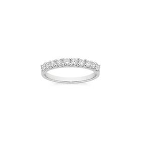 9ct-Gold-Diamond-Band on sale