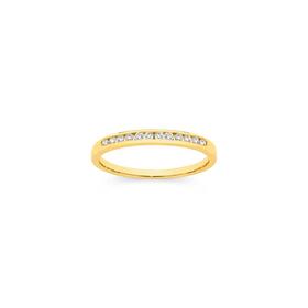 9ct-Gold-Diamond-Band on sale
