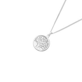 Sterling-Silver-Mother-of-Pearl-Tree-of-Life-Pendant on sale