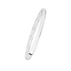 Sterling-Silver-5x65mm-Solid-Engraved-Bangle on sale