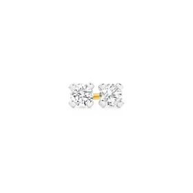 9ct+Gold+%26%23039%3BMy+First+Diamond%26%23039%3B+Stud+Earrings