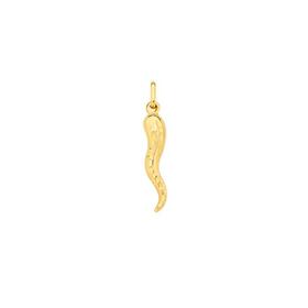 9ct-Gold-Diamond-Cut-Horn-Of-Plenty-Charm on sale
