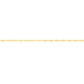 9ct-Gold-55cm-Mirror-Link-Chain on sale