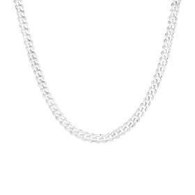 Silver-45cm-Curb-Chain-Made-In-Italy on sale