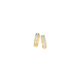 Alora-10ct-Gold-14-Carat-TW-Lab-Grown-Diamond-Channel-Huggie-Earrings on sale