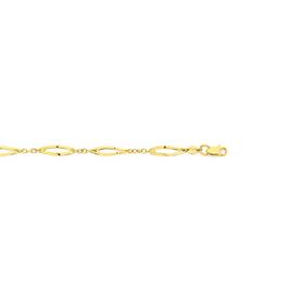 9ct-Gold-19cm-51-Open-Eyelet-Bracelet on sale
