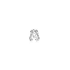 9ct-White-Gold-Diamond-Crossover-Huggie-Earrings on sale