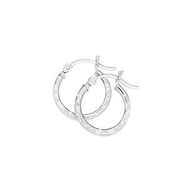 Sterling-Silver-2x16mm-Hoop-Earrings on sale