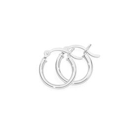 Sterling-Silver-2x10mm-Polished-Tube-Hoop-Earrings on sale