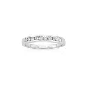9ct-White-Gold-Diamond-Channel-Set-Band on sale
